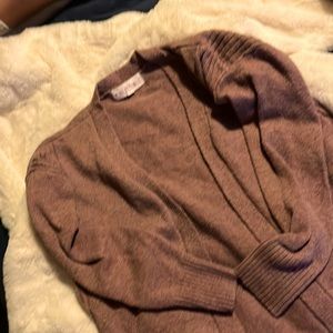 Soft maroon cardigan